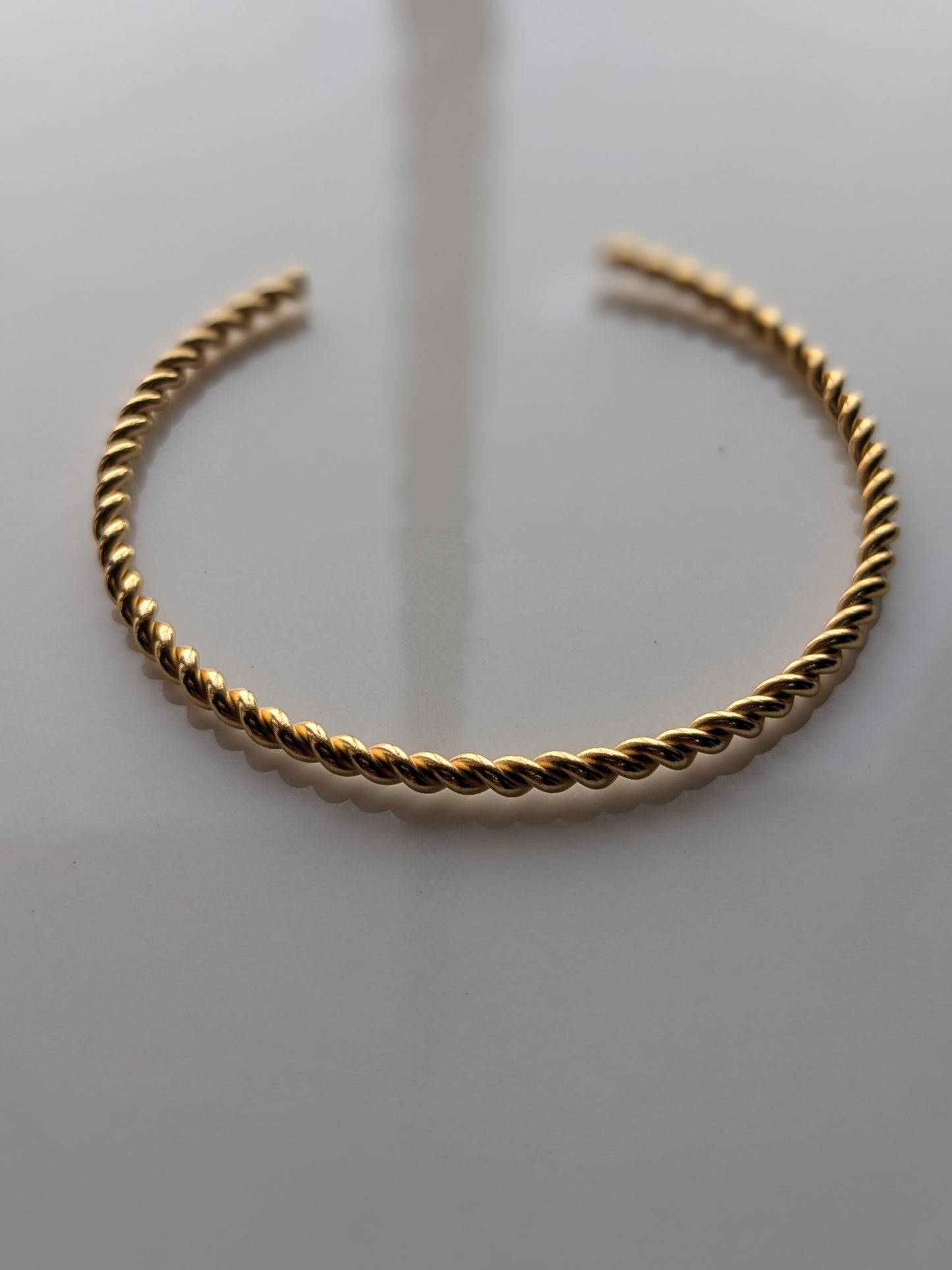 Gold Twist Cuffs