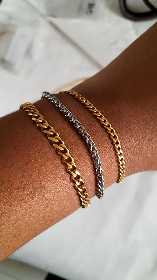 Stainless steel bracelets